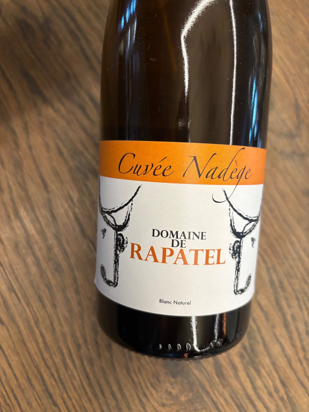 DOMAINE DE RAPATEL CUVEE NADEGE BLANC 2010 vol.14.0  Vin Nature Gard